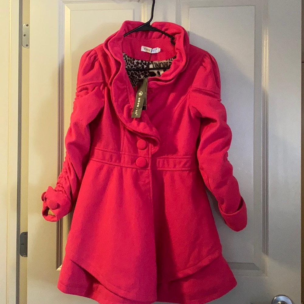 Girls Pink Coat